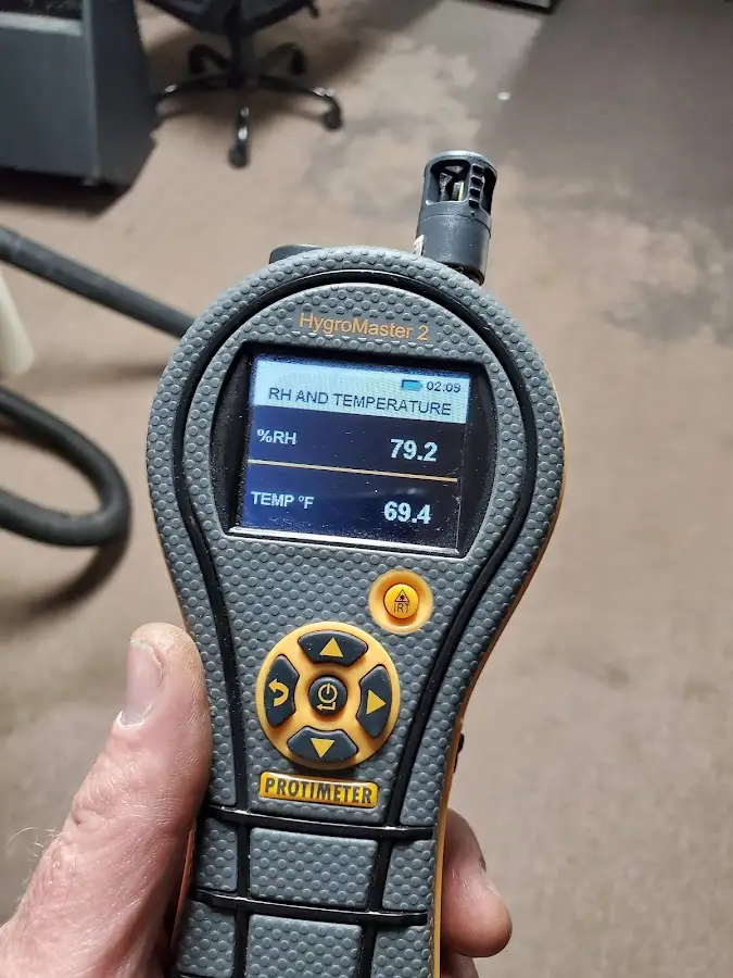 Moisture meter humidity assessment for Mold Remediation & Removal in Haverford